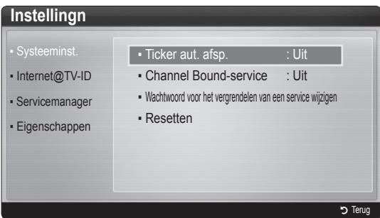 SAMSUNG LE40C750 - Instellingn - 1