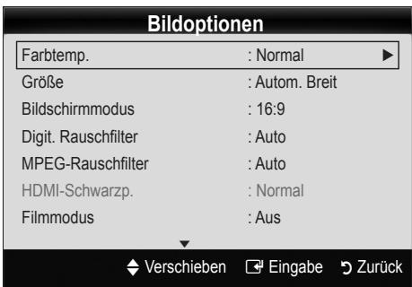 SAMSUNG LE40C750 - Bildoptionen - 2