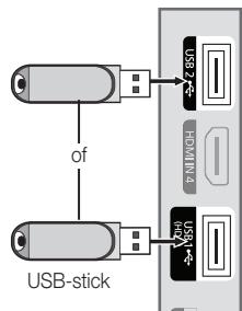 SAMSUNG LE40C750 - Een USB-apparaat aansluiten - 1
