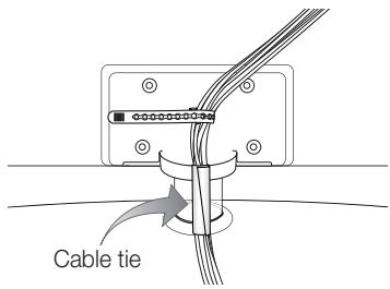 SAMSUNG LE40C750 - Assembling the Cables - 1