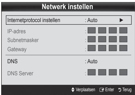 SAMSUNG LE40C750 - Netwerk instellen (Auto) - 2