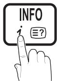 SAMSUNG LE40C750 - Using the INFO button (Now &amp; Next guide) - 1