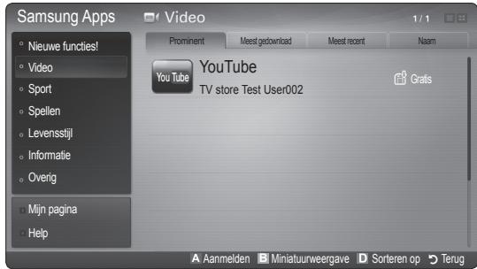 SAMSUNG LE40C750 - Samsung Apps - 1