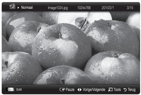 SAMSUNG LE40C750 - Een Foto (of presentatie) weergeven - 1
