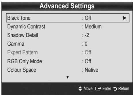 SAMSUNG LE40C750 - Advanced Settings - 2