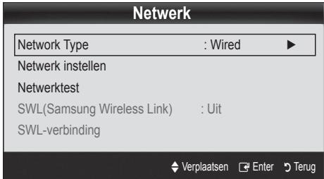 SAMSUNG LE40C750 - Netwerk instellen (Auto) - 1