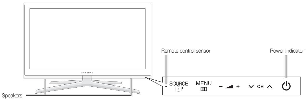 SAMSUNG LE40C750 - Viewing the Control Panel - 1
