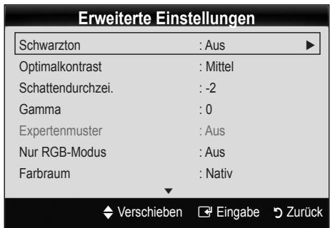 SAMSUNG LE40C750 - Erweiterte Einstellungen - 2