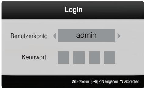 SAMSUNG LE40C750 - Anmeldung beim Konto - 1