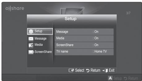 SAMSUNG LE40C750 - Setup - 2