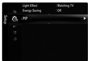 Light Effect : Watching TV Energy Saving : Off - PIP