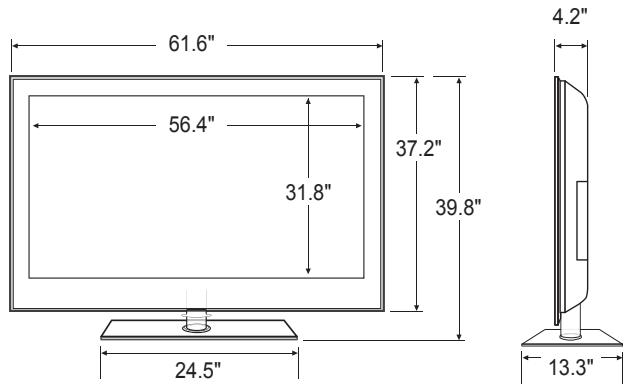 SAMSUNG LN65B650X1F - Pour empêcher le téléviseur de tomber : - 6