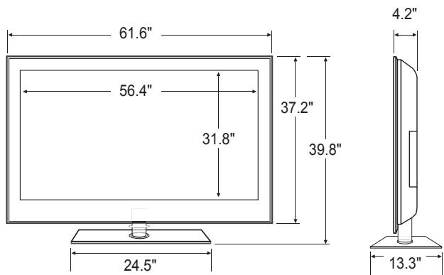 SAMSUNG LN65B650X1F - Para impedir que caiga el televisor: - 6