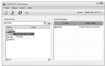 SAMSUNG LN65B650X1F - Partage Dossier - 2