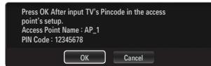 SAMSUNG LN65B650X1F - Connecting WPS (Wi-Fi Protected Setup) - 3