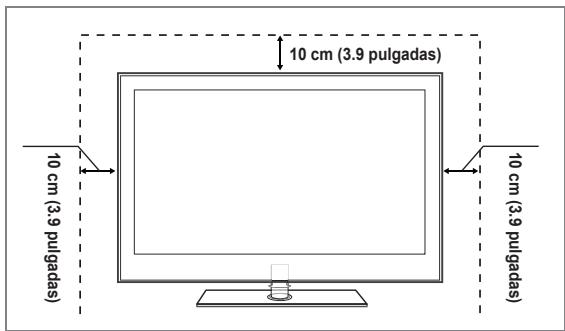 10 cm (3.9 pulgadas) 10 cm (3.9 pulgadas)