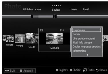 Photo Aff. de base P. date Couleur Dossier P. prét. 5/15 Disorama Copier Line groupe courant. Mod. info groupe Copier le groupe courant Information 1231.jpg 1232.jpg 1233.jpg 1234.jpg SUM Appareil Régf fav Choisir Outils Retour