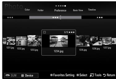 Photo Color Folder Preference Basic View Timeline 5/15 ★★★★ 1231.jpg 1232.jpg 1233.jpg 1234.jpg 1235.jpg 1236.jpg 1237.jpg SUM Device Favorites Setting Select Tools Return
