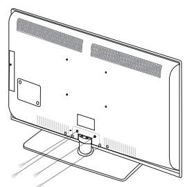 SAMSUNG LN65B650X1F - Retrait du support - 1