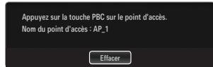 SAMSUNG LN65B650X1F - Branchement WPS (configuration Wi-Fi protégée) - 2