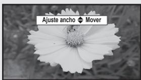 Ajuste ancho ◆ Mover