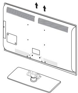 SAMSUNG LN65B650X1F - Disconnecting the Stand - 2