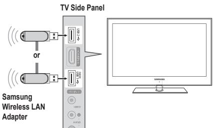 TV Side Panel or Samsung Wireless LAN Adapter