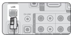 SAMSUNG PN58C590G4F - Connecting to a Wired Network - 7