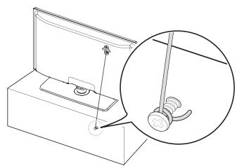 SAMSUNG PN58C590G4F - To prevent the TV from falling - 2