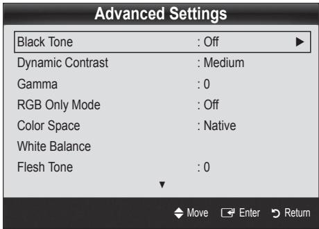 SAMSUNG PN58C590G4F - Advanced Settings - 3