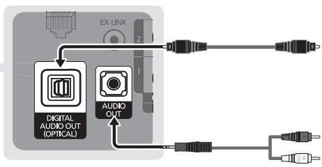 SAMSUNG PN58C590G4F - Utilisation d'un câble optique (numérique) ou audio (analogique) - 3