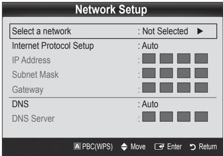 SAMSUNG PN58C590G4F - How to set up using PBC (WPS) - 1
