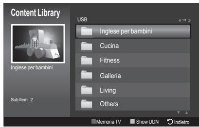Content Library USB Inglese per bambini Cucina Fitness Galleria Living Others Inglese per bambini Inglese per bambini Sub Item : 2 Memoria TV Show UDN Indietro