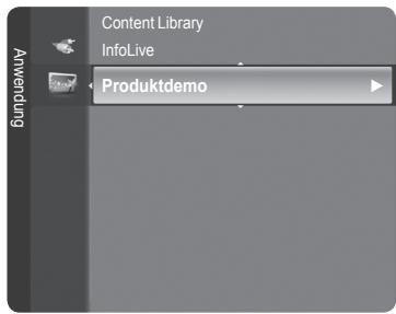 Anwendung Content Library InfoLive Produktdemo