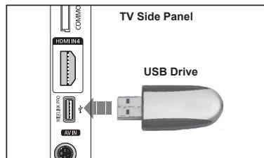 COMMC HDMI PRO HESI PRO AVIR TV Side Panel USB Drive