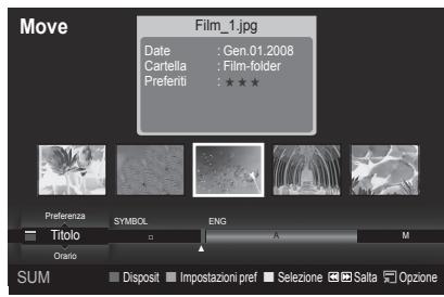 Move Film_1.jpg Date : Gen.01.2008 Cartella : Film-folder Pretenti : ★★★ Preferenza SYMBOL ENG A M Titolo Orario Disposit Impostazioni pref Selezione Salta Opzione