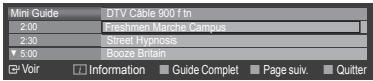 SAMSUNG PS50A756 - Utilisation du guide complet/mini-guide - 2
