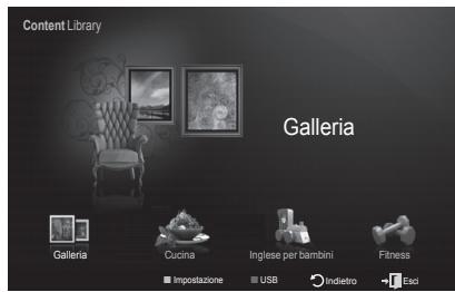 Content Library Galleria Galleria Cucina Inglese per bambini Fitness Impostazione USB Indietro Eci