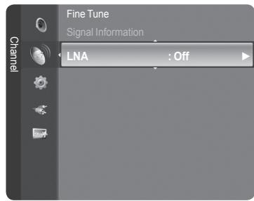 Channel Fine Tune Signal Information LNA : Off