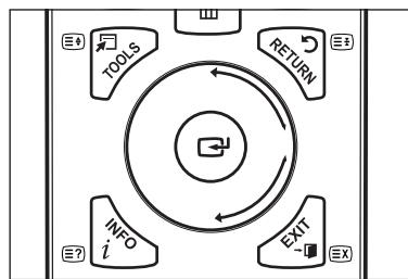 SAMSUNG PS50A756 - Using the Wheel button - 1