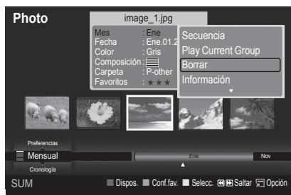 Photo image_1.jpg Mes : Ene Fecha : Ene.01.2 Color : Gris Composición : Carpeta : P-other Favorites : ★★★ Secuencia Play Current Group Borrar Información Preferences Mensual Ene Nov Chronología Dispos Conf fav Selec Saltar Opción