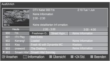 Ausführlich DTV Kabel 900 fn Keine Information 2:10 Tue 1 Jun 2:00 - 2:30 Keine detaillierten Information. Heute 2:00 - 3:00 3:00 - 4:00 900 f fn Freshmen O... Street Hypn. Keine Information 901 ITV Play Mint Extra Loaded Keine Information 902 Kerrang! Fresh 40 with Dynamite MC Kissory 903 oword The Bestillery Keine Information 904 Smash Hits Smash Hit! Sonntag Ansehen Information Übersicht +24 Std. Beenden