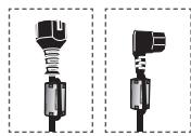SAMSUNG PS50A756 - Núcleo de ferrita (Cable de alimentación) - 1