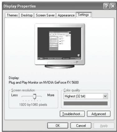 SAMSUNG PS50A756 - Configuration de votre logiciel PC (instructions basées sur Windows XP) - 1