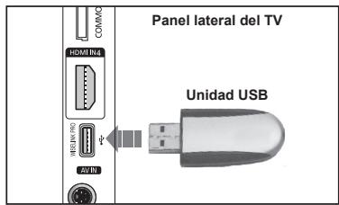 COMMC HDMI HUSB INC USB Panel lateral del TV Unidad USB
