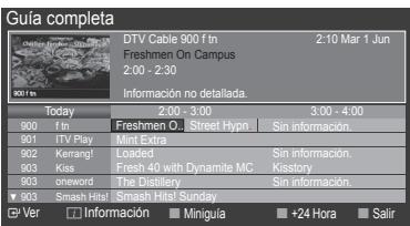Gula completa DTV Cable 900 f tn 2:10 Mar 1 Jun Freshmen On Campus 2:00 - 2:30 Información no detallada. Today 2:00 - 3:00 3:00 - 4:00 900 f tn Freshmen O... Street Hyn Sin información. 901 ITV Play Mint Extra 902 Kerrang! Loaded Sin información. 903 Kiss Fresh 40 with Dynamite MC Kistory 904 oneword The Distillery Sin información. 905 Smash Hit! Smash Hit/Sunday Ver □ Información ■ Minigula +24 Hora Salir