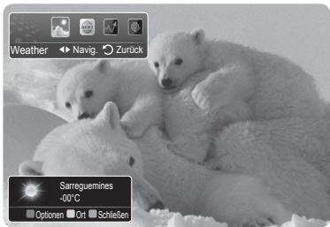 Weather Navig. Zurück Optionen Heutiges Wetter Wochenvorherrsage Wahlen Zurück Sarreguemines -00 °C