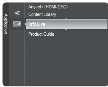 Application Anynet+ (HDMI-CEC) Content Library InfoLive Product Guide