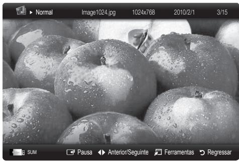 SAMSUNG PS50C490B3W - Visualização de uma fotografia (ou apresentação de diapositivos) - 1