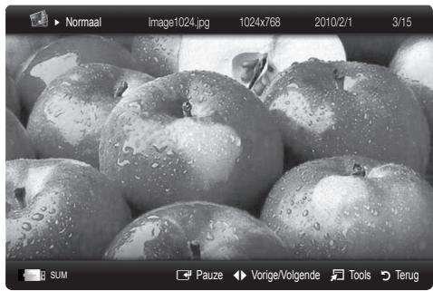 SAMSUNG PS50C490B3W - Een foto (of presentatie) weergeven - 1